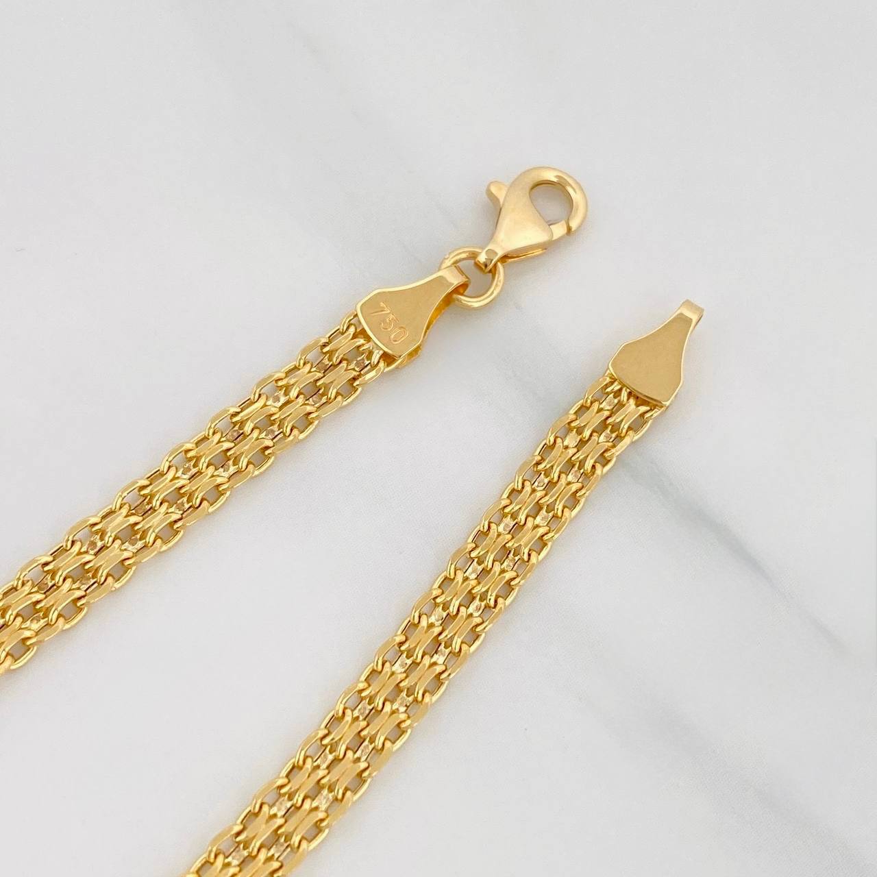 Pulso Chino 3.1g / 19cm / 4.21mm Oro Amarillo 18K