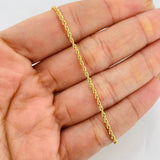 Pulso Lazo 0.65g / 17cm / 1.55mm Oro Amarillo 18K