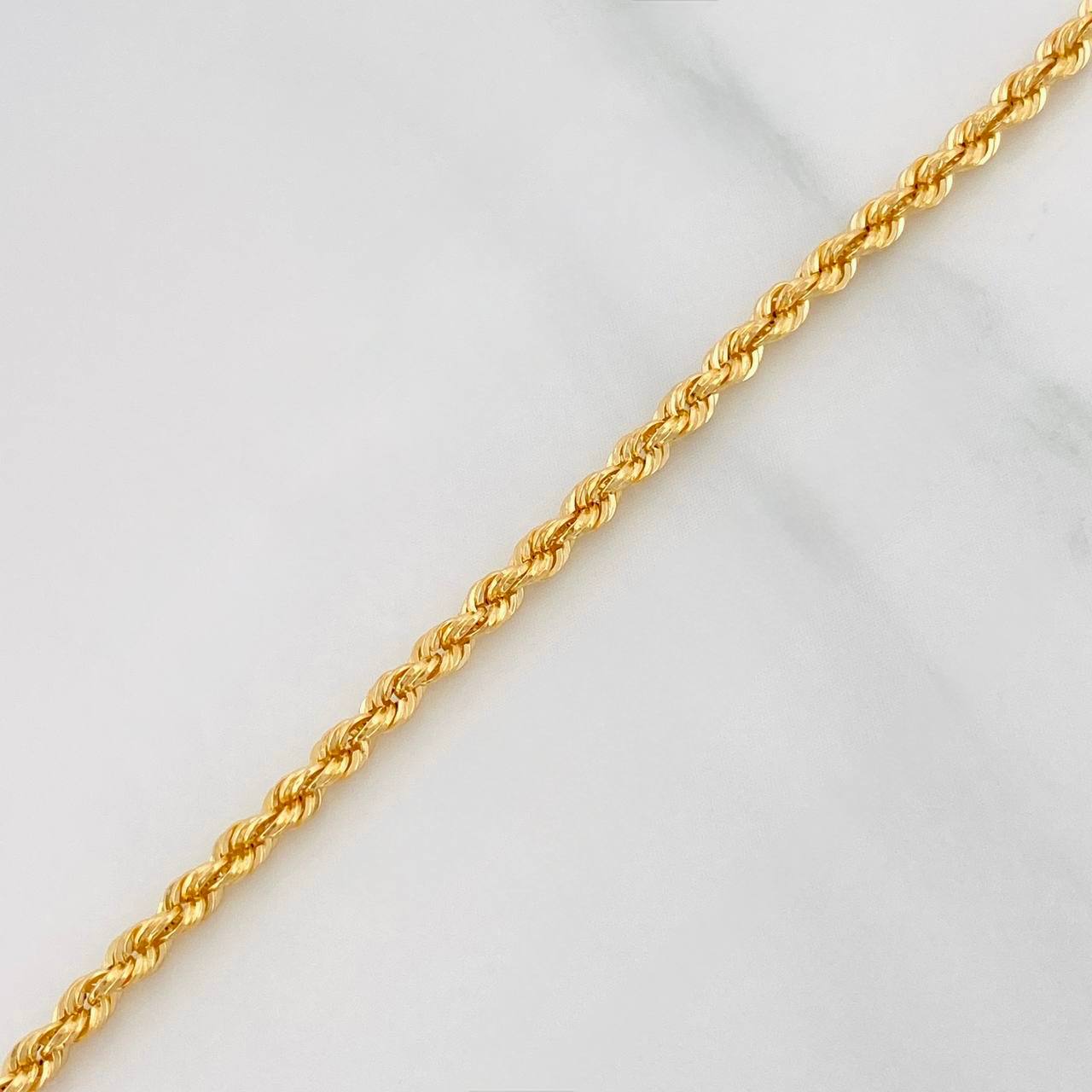Tobillera Lazo 1.5g / 24cm / 2.03mm Oro Amarillo 18K