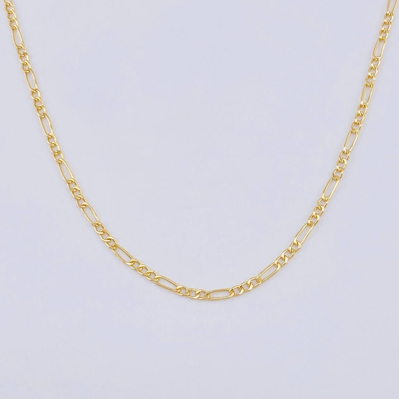Cadena Figaro 2.2 g / 50 cm / 2 mm Oro Amarillo 18K