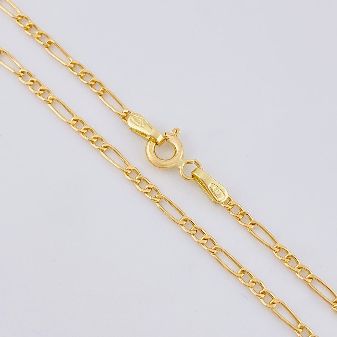 Cadena Figaro 1.5 g / 44.6 cm / 1.9 mm Oro Amarillo 18K