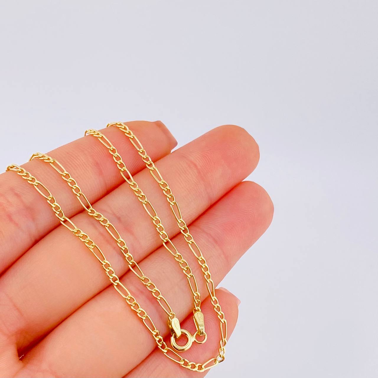 Cadena Figaro 1.6 g / 49.7 cm / 1.9 mm Oro Amarillo 18K