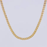 Cadena Ice 19.05 g / 60.2 cm / 3.1 mm Dos Oros Amarillo Blanco 18K