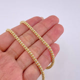 Cadena Ice 19.05 g / 60.2 cm / 3.1 mm Dos Oros Amarillo Blanco 18K