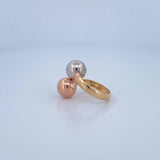 Anillo Tu y Yo 2.85gr / T6 3/4 / Oro 18K &