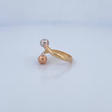 Anillo Tu y Yo 1.4gr / T6 1/2 / Oro 18K &