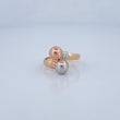 Anillo Tu y Yo 1.95gr / T7 3/4 / Oro 18K &