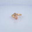 Anillo Tu y Yo 1.75gr / T8 / Oro 18K &