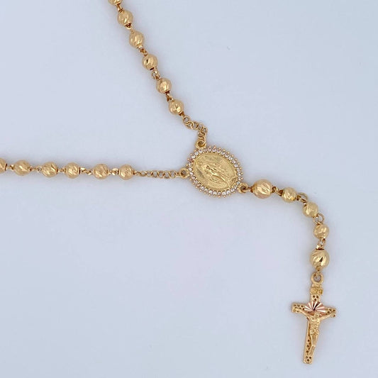 Rosario Virgen Milagrosa 14.35gr / 60cm / Oro 18K &