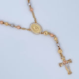 Rosario Virgen Milagrosa 13.25gr / 58cm / Oro 18K &