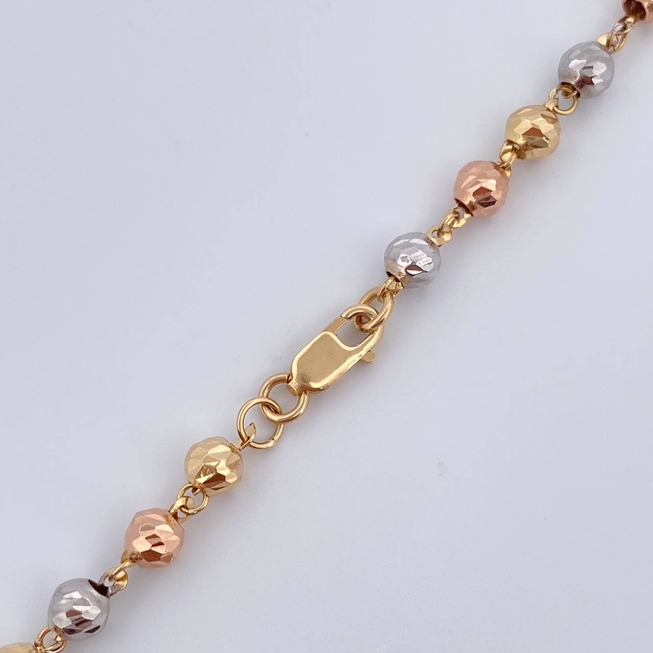 Rosario Virgen Milagrosa 13.25gr / 58cm / Oro 18K &