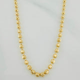 Cadena Militar Media Luna 10g / 51cm / 3mm Oro Amarillo 18K