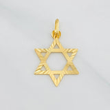 Dije Estrella de david 1.1g / 2.7cm Oro Amarillo 18K