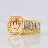 Anillo Corona Correa 7.7g / T11 1/4 Tres Oros 18K