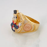 Anillo Pato Inspirado 10.75g / T11 Tres Oros 18K