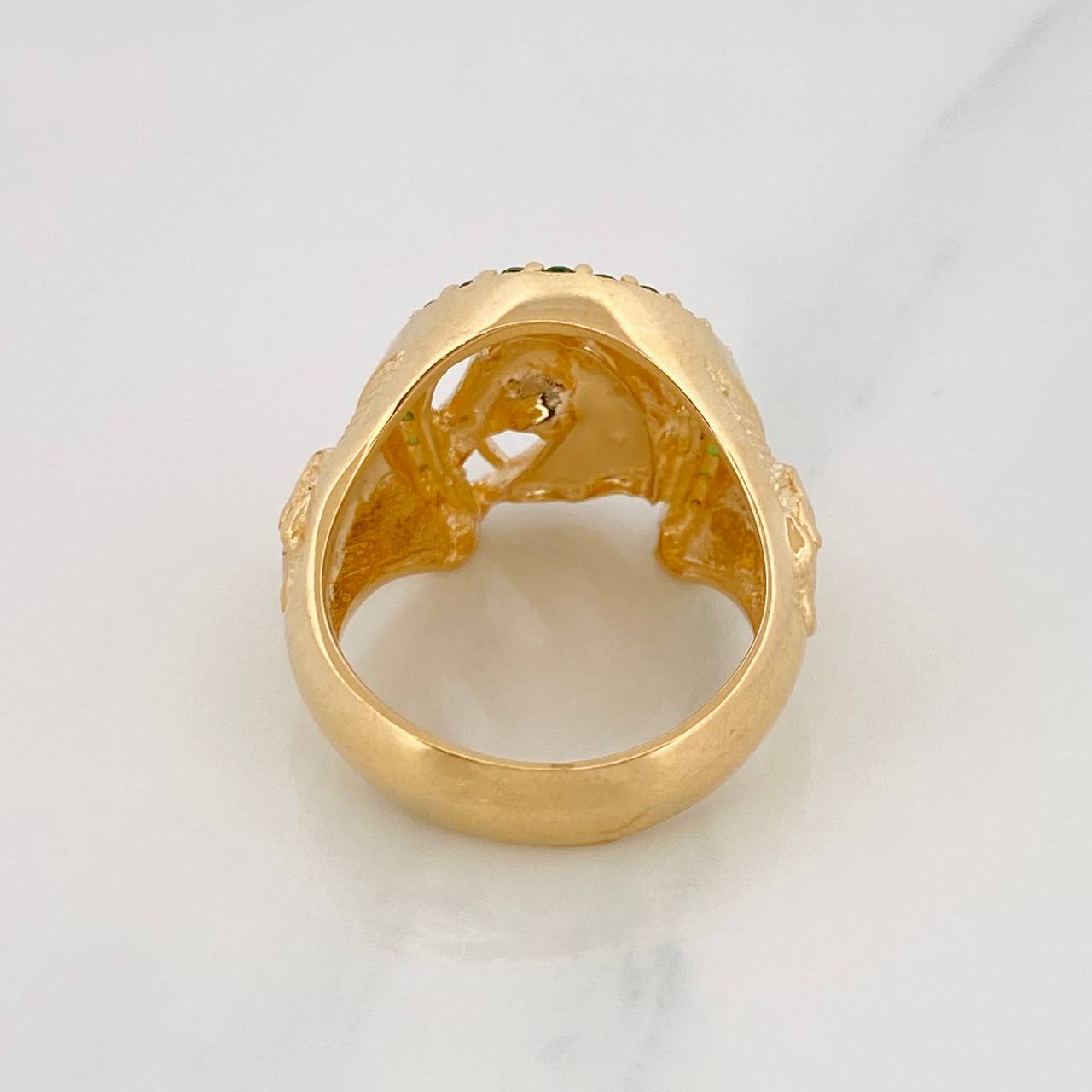 Anillo Herradura Caballo 13.45g / T8 1/2 Oro Amarillo 18K