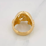 Anillo Herradura Caballo 13.45g / T8 1/2 Oro Amarillo 18K