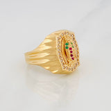 Anillo Virgen Guadalupe 6.3g / T6 3/4 Oro Amarillo 18K