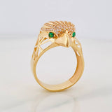Anillo Aguila 9.3g / T12 1/2 Oro Amarillo 18K