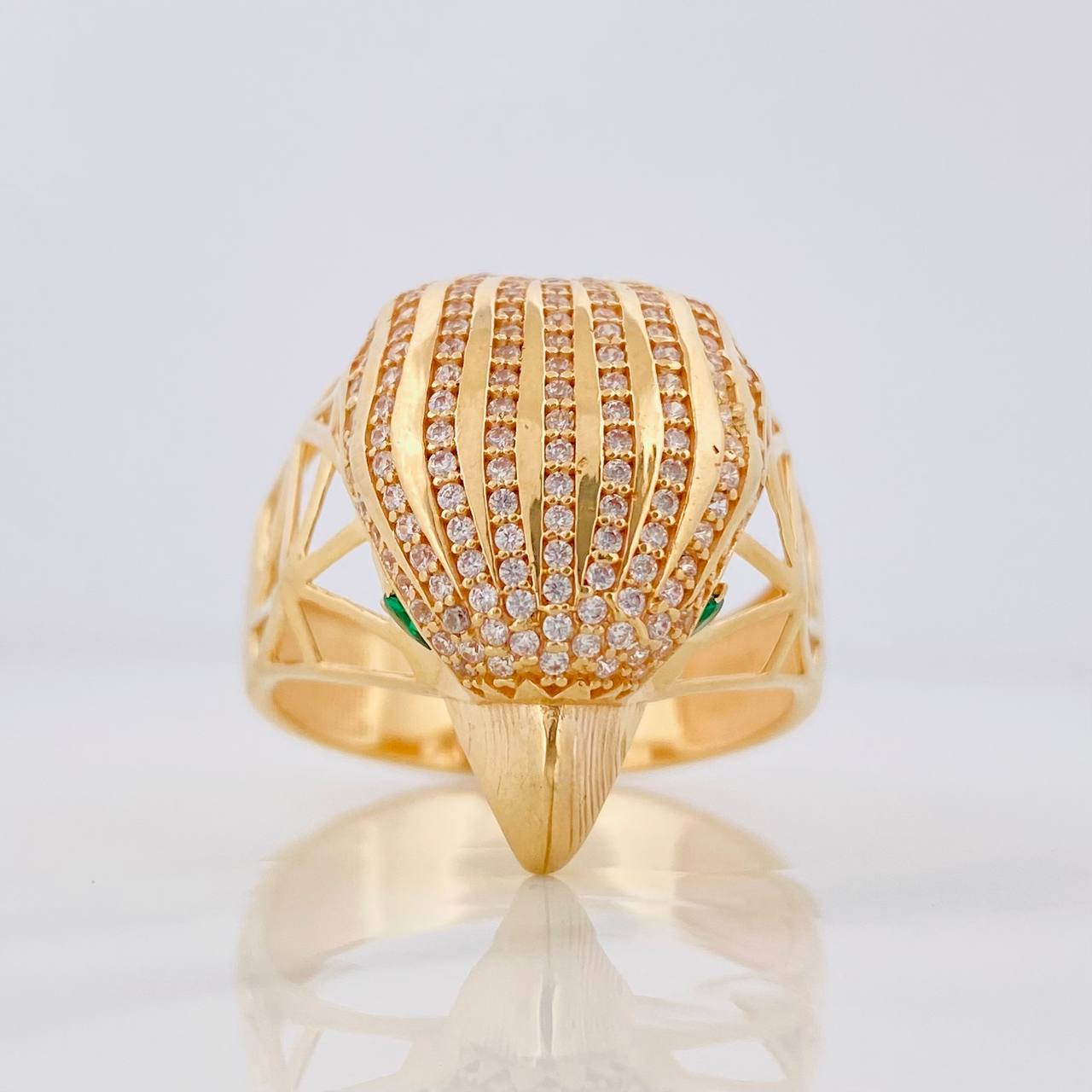 Anillo Aguila 9.3g / T12 1/2 Oro Amarillo 18K