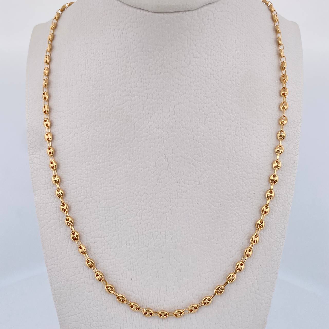 Cadena GC 6.3gr / 56.6cm / 3mm Lisa 1 Oro Amarillo 18K &