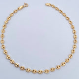 Tobillera GC 4.25gr / 25.8cm / 4mm Diamantada Oro Amarillo 18K $