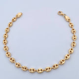 Pulso GC 4.5gr / 19cm / 5mm Diamantada Oro Amarillo 18K $