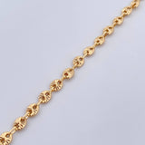 Pulso GC 2.8gr / 16.4cm / 4mm Diamantada Oro Amarillo 18K $