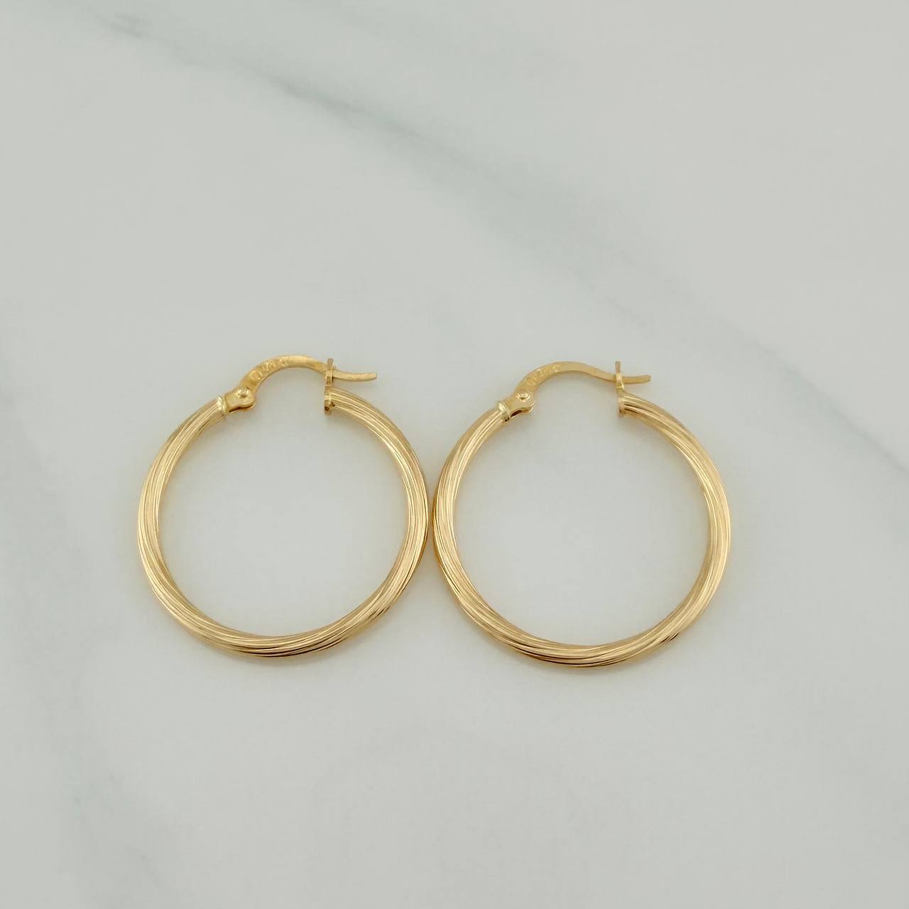 Candongas Lore 1.6 g / 2.7 cm Oro Amarillo 18K