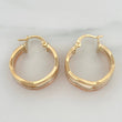 Candongas Aleja 2.8 g / 2.5 cm Tres Oros 18K