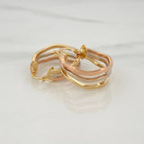 Candongas Aleja 2.8 g / 2.5 cm Tres Oros 18K