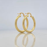 Candongas Cyrene 2.7 g / 2.7 cm Oro Amarillo 18K
