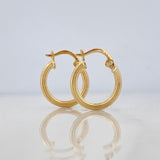 Candongas Cyrene 1 g / 1.7 cm Oro Amarillo 18K