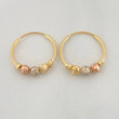 Candongas Trio 1.1 g / 1.5 cm Tres Oros 18K