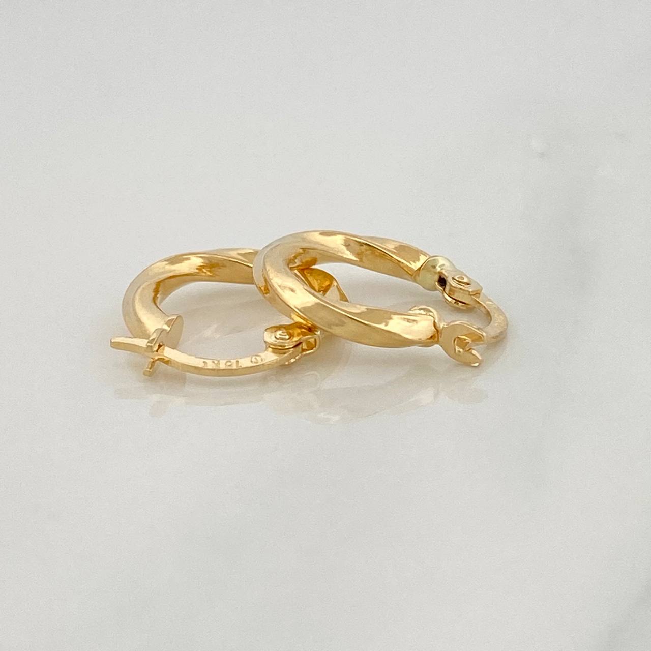 Candongas Kari 1.1 g / 1.5 cm Oro Amarillo 18K