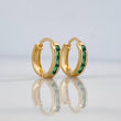 Candongas Carril 0.75 g / 1 cm Oro Amarillo 18K
