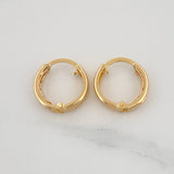 Candongas Carril 0.85 g / 1 cm Oro Amarillo 18K
