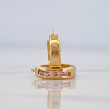 Candongas Carril 0.85 g / 1 cm Oro Amarillo 18K