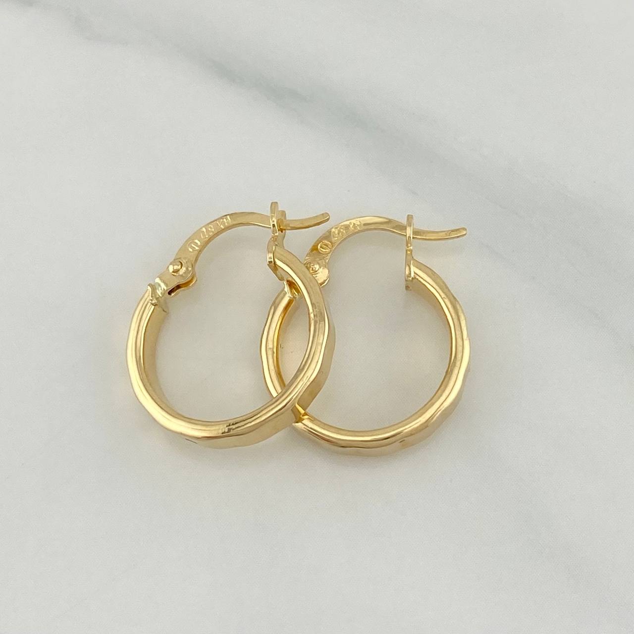 Candongas Somi 1.4 g / 1.8 cm Oro Amarillo 18K