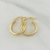 Candongas Somi 1.4 g / 1.8 cm Oro Amarillo 18K