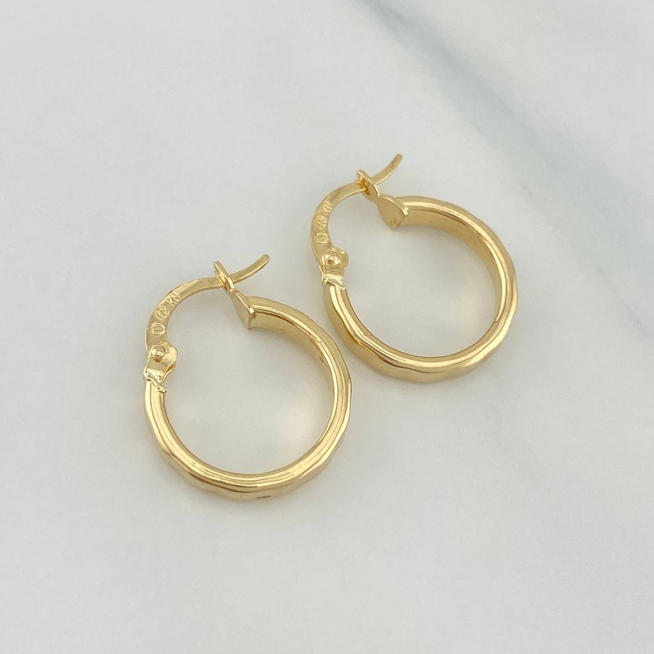 Candongas Somi 1.4 g / 1.8 cm Oro Amarillo 18K