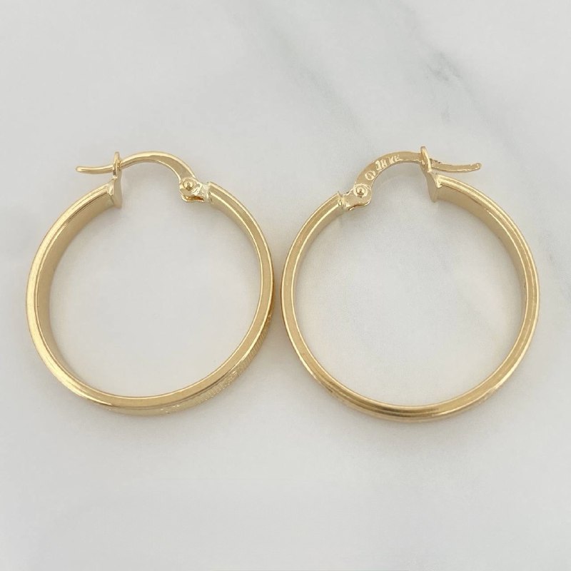 Candongas Tornillo Rombos 1.9 g / 2.2 cm Oro Amarillo 18K
