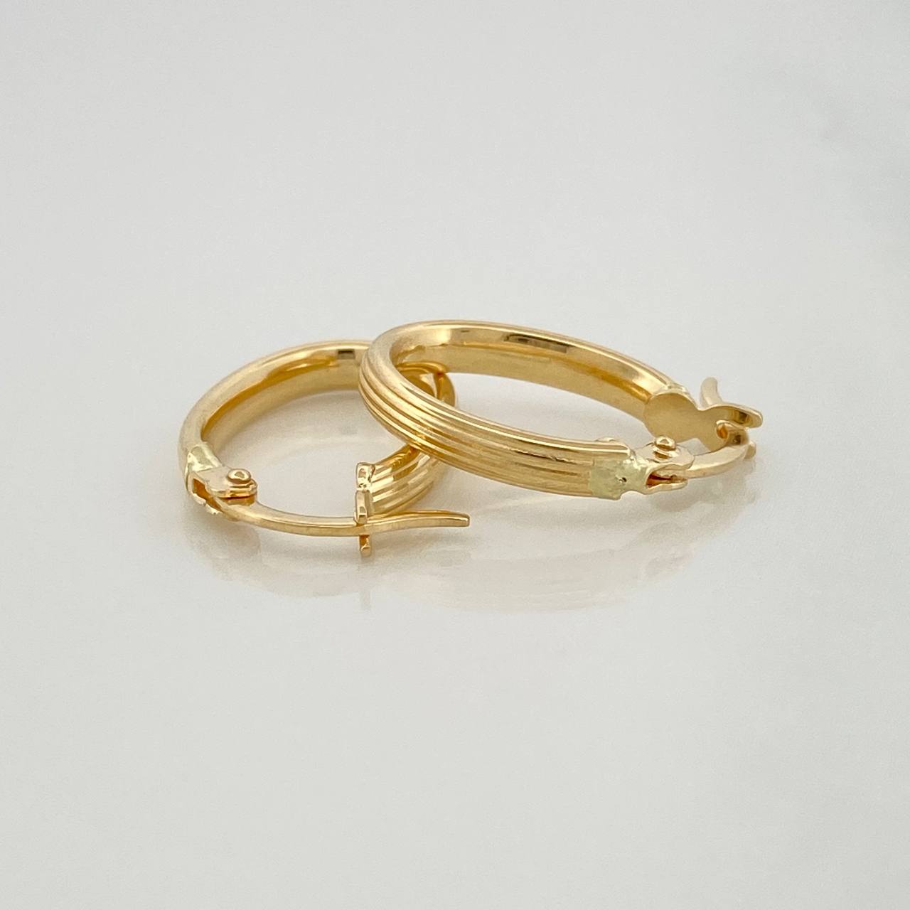 Candongas Juli Ovaladas 1.1 g / 1.7 cm Oro Amarillo 18K