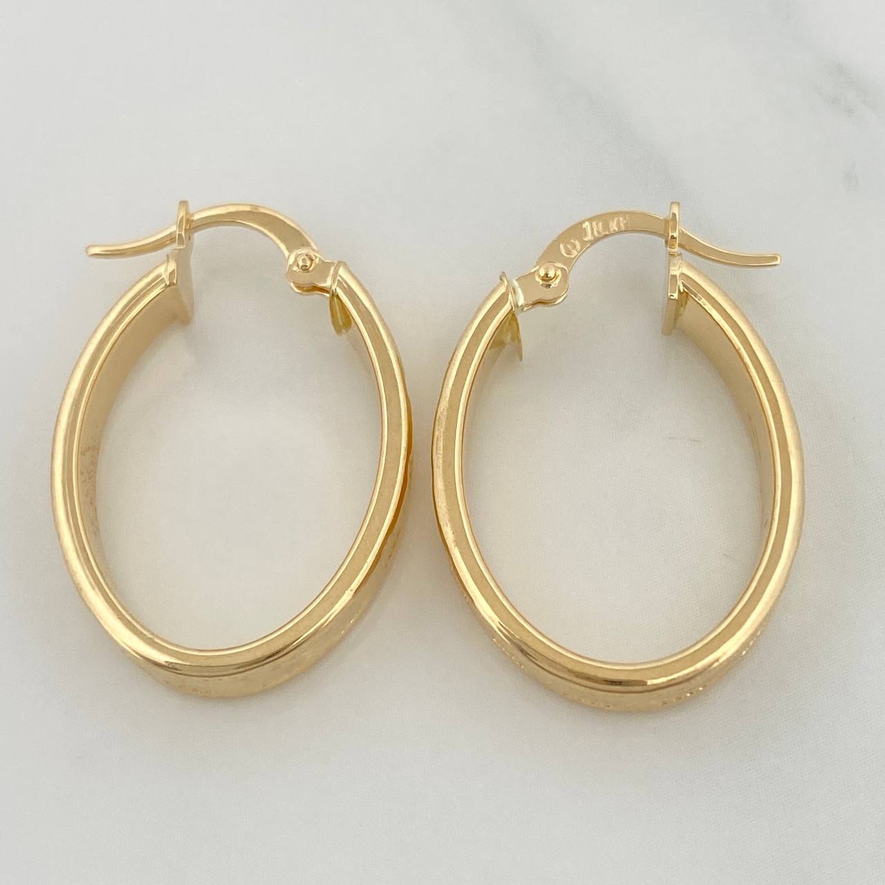 Candongas Tribal Ovaladas 2.6 g / 2.6 cm Oro Amarillo 18K