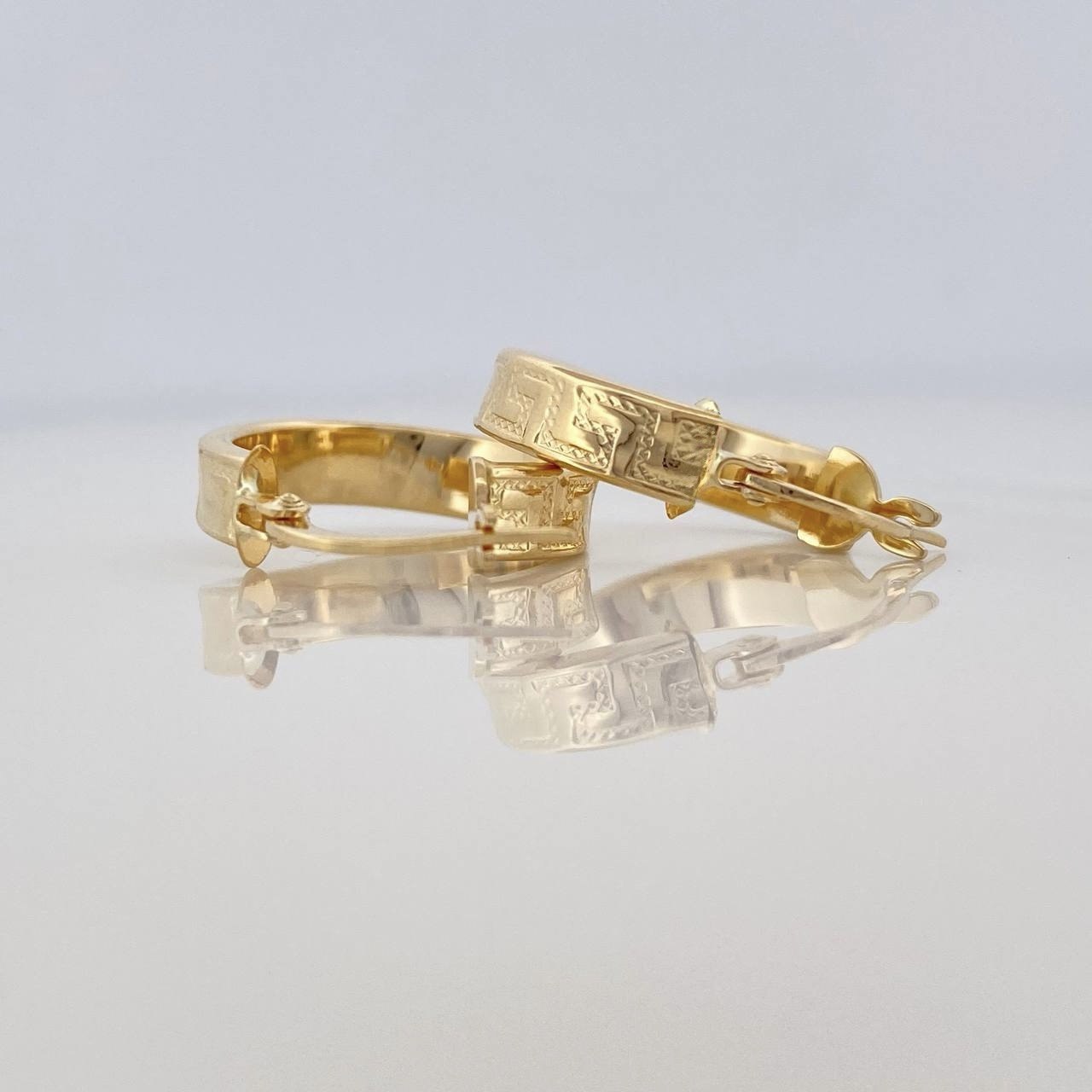 Candongas Tribal 2.3 g / 2 cm Oro Amarillo 18K