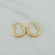 Candongas Jass 1.4gr / 1.5cm / Lisas Oro Amarillo $