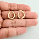Candongas Jass 1.4gr / 1.5cm / Lisas Oro Amarillo $