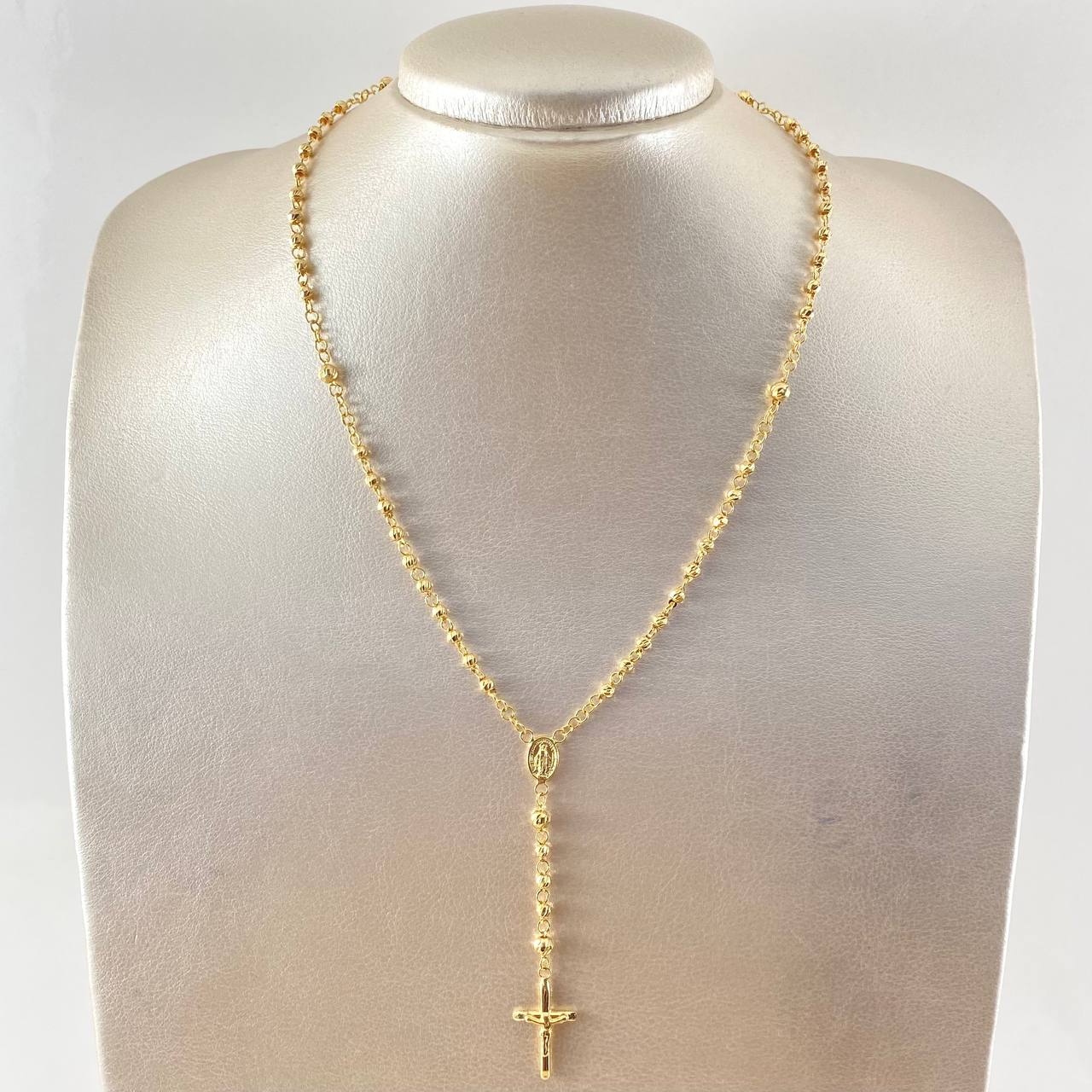 Rosario Virgen Milagrosa 10.65gr / 50cm / Oro Amarillo 18K