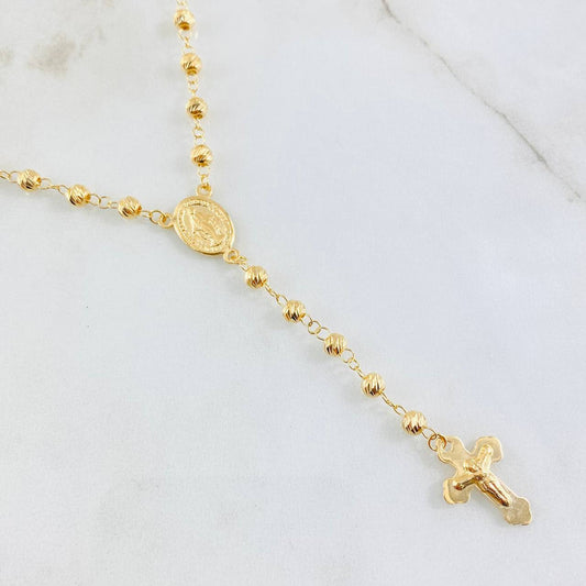 Rosario Virgen Milagrosa 9.5gr / 60cm / Oro Amarillo 18K ©