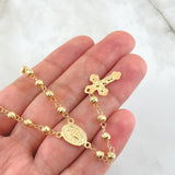 Rosario Virgen Milagrosa 9.5gr / 60cm / Oro Amarillo 18K